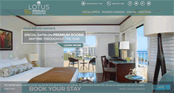 Desktop Screenshot of lotushonoluluhotel.com