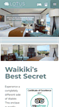 Mobile Screenshot of lotushonoluluhotel.com